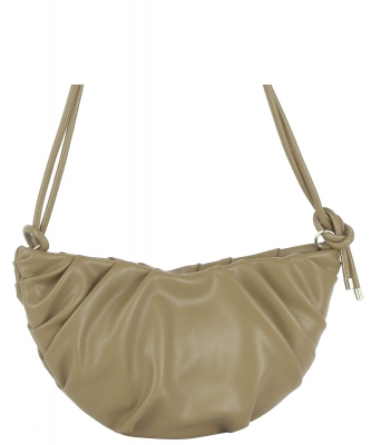 Fashion Pleated Half Moon Crossbody Bag HGE-0149 SAGE